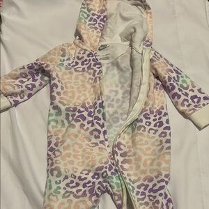 Nike Kids Pastel Leopard Print Footie